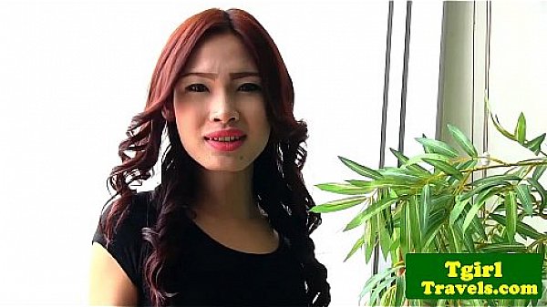 New ladyboy shows her tight bumhole