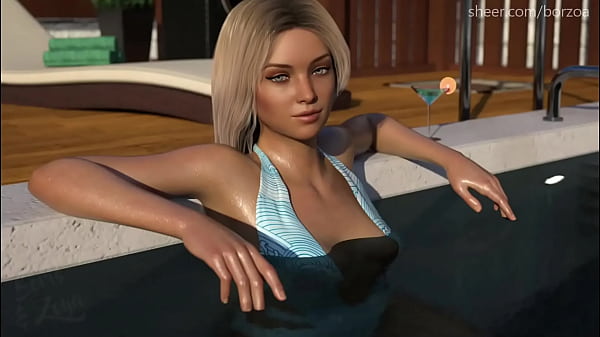 Blonde with perfect tits dove underwater to swallow cum (Become a Rockstar - Emma 2)