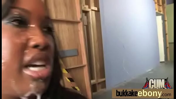 Group interracial ebonny bukkake 3