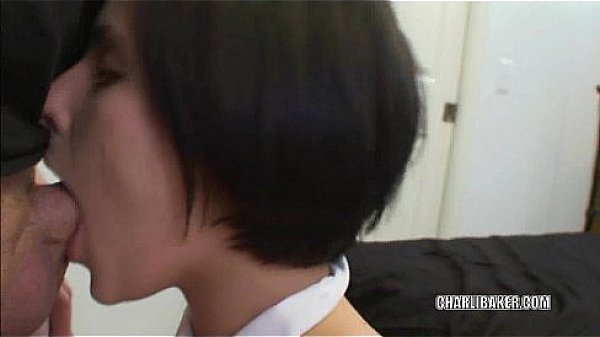 Brunette hottie Charli Baker is getting dicked  