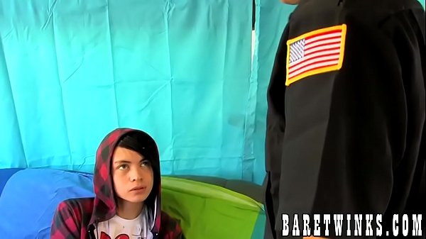 Skinny emo with small cock takes fat one