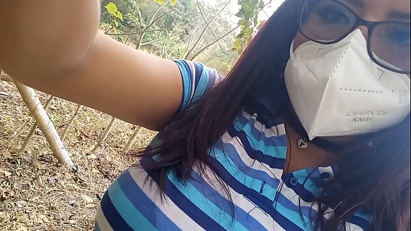 MY STEPMOTHER'S SLUT IS IN THE JUNGLE WALKING IN SEARCH OF A DICK TO FUCK OUTDOORS