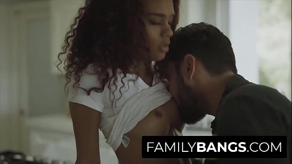 Black Daughter Need her White Stepfather's Stick ⭐ FamilyBangs.com 