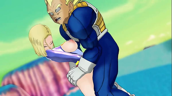 Androide 18 Destroza Duro Las Bolas de Vegeta | YokoBB