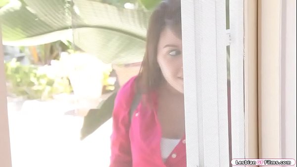 Hot brunette surprises her best friend on her house.After that,they go to her room and talks a little.Her friend gets horny and starts kissing and licking her pussy.In return she licks and fingers her friends pussy before switching to scissor sex  