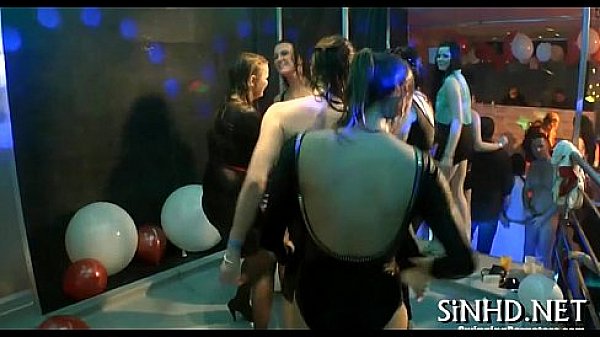 Reckless and gutsy club partying 