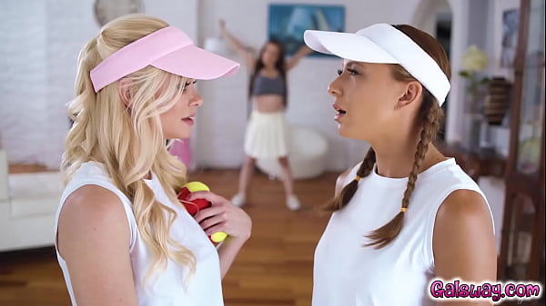 Spencer Bradley having a warm up round with her trainees