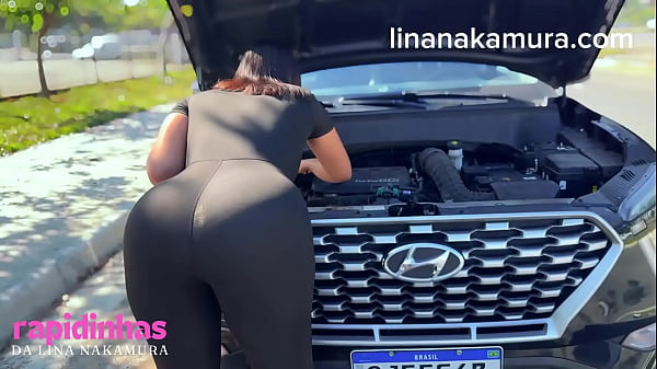 Japonesa SAFADA fodendo com desconhecido na estrada