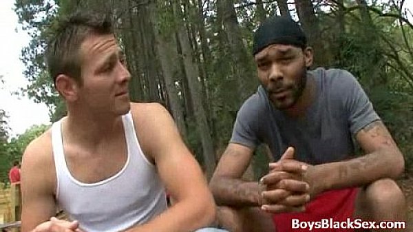 BlacksOnBoys - Black gay dudes fuck hard white sexy twinks 14