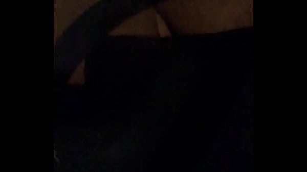 Bbw riding around again at night with my tits out  