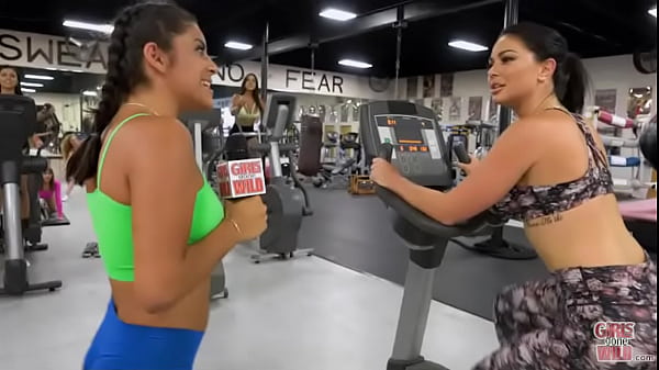 Addee Cums Twice in the Gym