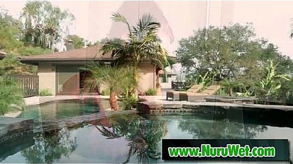 Gorgeous babe gives a Nuru massage 12