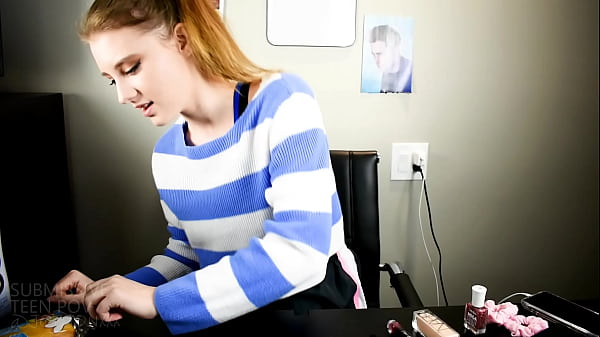 Girl turns 18 and celebrates  