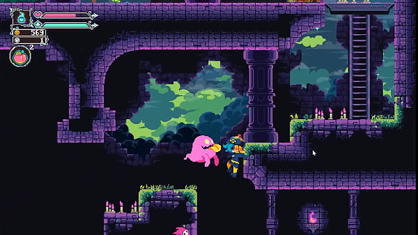 Flip Witch [ Pixel HENTAI Game ] Ep.14 hot monster girl FEMDOM draining his balls !