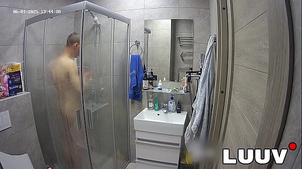 LUUV. Abbadon takes a shower before a scene with his girlfriend  