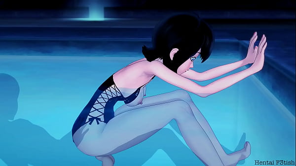 Mavis Gets a Creampie by the Pool