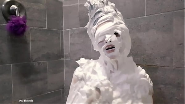 Sage Eldritch Pied Face: WAM Shaving Cream Pies