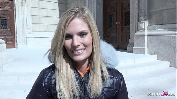 GERMAN SCOUT - Amateur Casting Sex with Small Tits Girl Candee Licious  