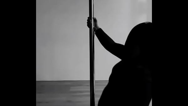 Pinay Pole Dancing with Heels and doing Aerial Hoops  