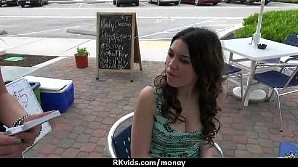 Amateur girl accepts cash for sex from stranger 22  