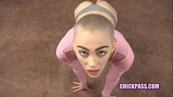 Raunchy blonde Paris Amour goes down on a geek 