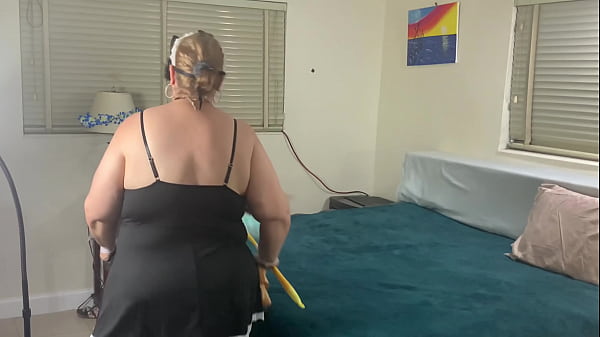 Big Ass, Big Tits Hot Blonde Milf, BBW Mom (Maid Fucked) Black Guy Fucking Maid Big Wet Juicy Pussy & Cum In Mouth (Jerking Big Load For SSBBW)