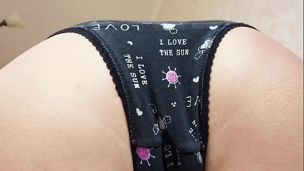 In socks and panties masturbate pussy  