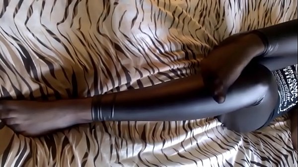 Black Pantyhose under Black Wet Look Leggings