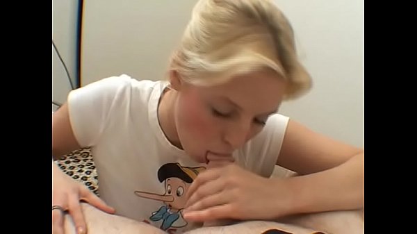 Nice slippery blowjob at home for the delivery guy