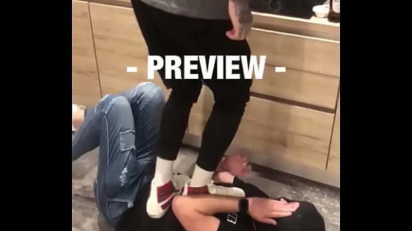 Trampling human doormat