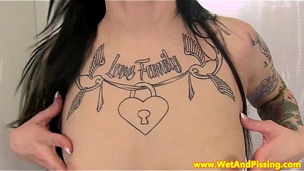 Piss drinking teen enjoying watersports