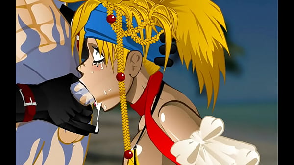 Rubia hentai recibe una buena follada de boca con corrida interna 