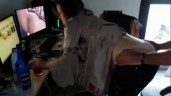 White Amateur Homemade Couple, Satin Lingerie (Panties, Clothed sex), Heels & Stockings, Fishnet, Blowjob, Ass to Mouth, Spanking 