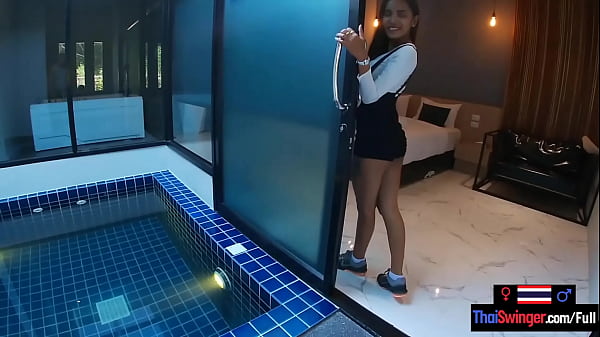 Asian GF amateur likes getting spanked and also fucking in a jacuzzi 