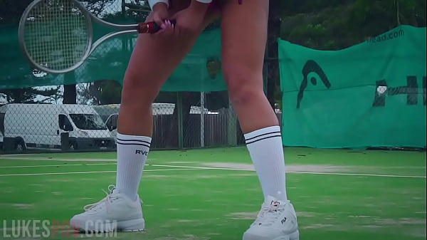 BIG TIT BABES PLAY TENNIS AND SUCK COCK