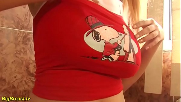 cute chubby stepsister enjoys to show her extreme big natural oiled boobs first time on porn cam  