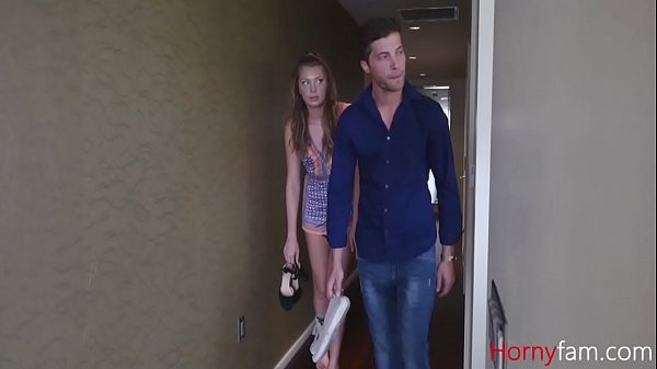 Stepsis Fucks While Stepdad's In The House