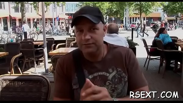 Girl sucks pecker and licked hard  