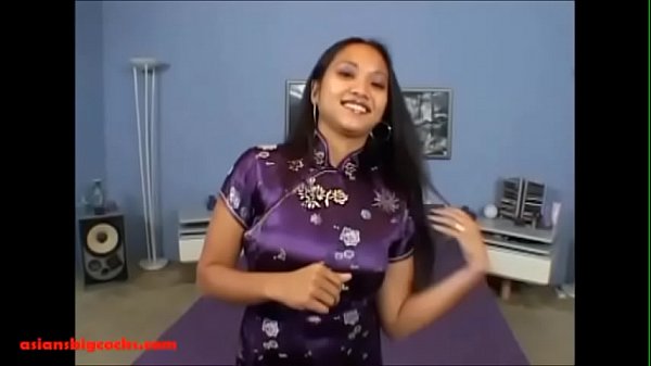 Asiansbigcocks.com big huge white monster cock breaking open asian maid pussy