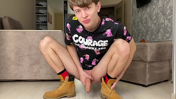 Sexy Boy Jerking after  