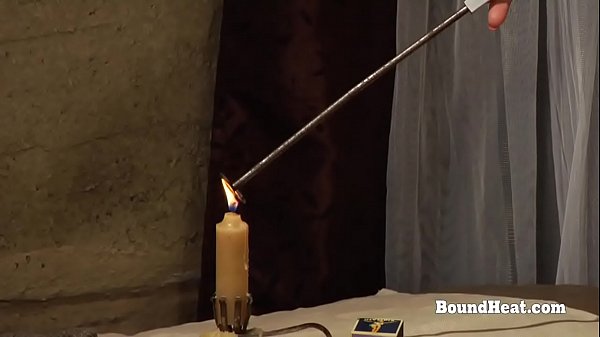 Young lesbian girl with tied up hands gets electro shocked by mistress 