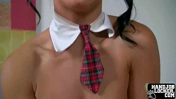 School girl handjob  
