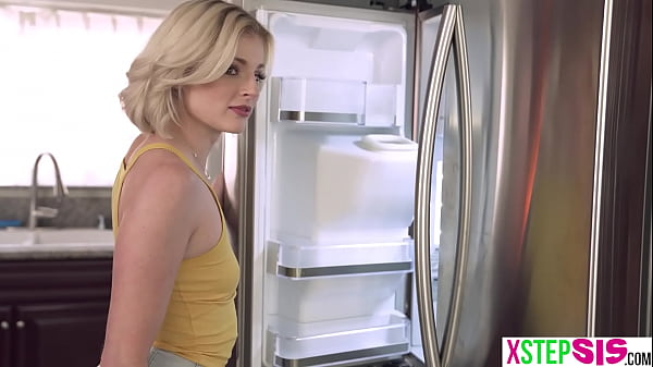 Blonde stepsister Hyley Winters made sure was super comfortable