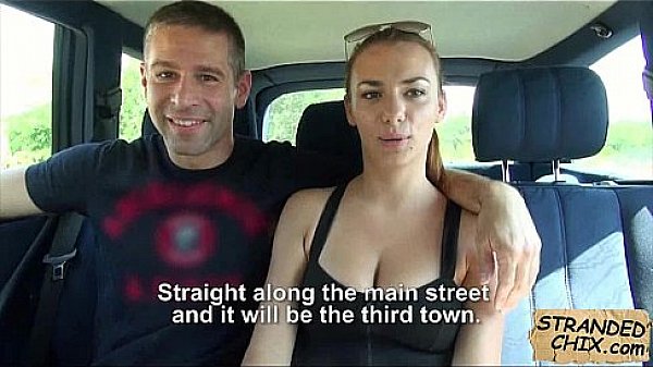 Horny hitchhiker gets fucked hard Hanna Sweet.1