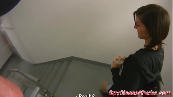 Pov screwed babe gets pickedup in public  