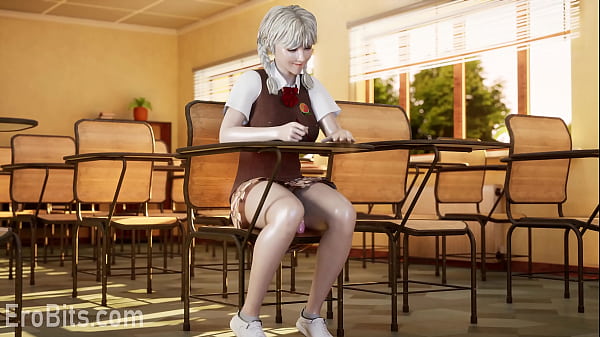 MILF Teacher Fucked by College Slut Futanari