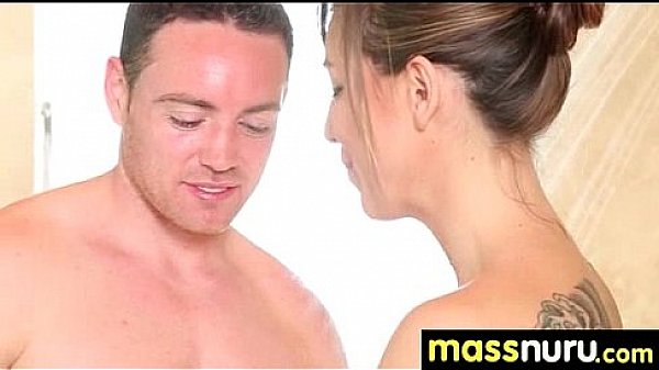 Sweetie gives a hot slippery nuru massage 12