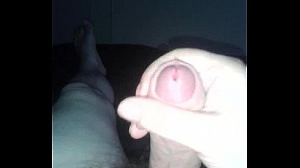 Uncut cock cum shot