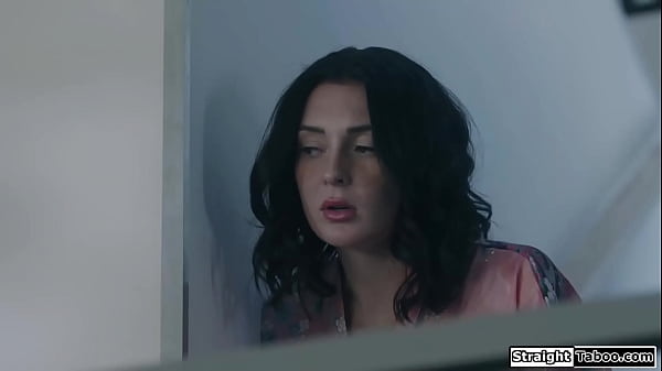 Busty tattooed wife Charlotte Sins overheard a bit too much and her husbands bf wants prove she will not tell.The brunette offers them a threesome