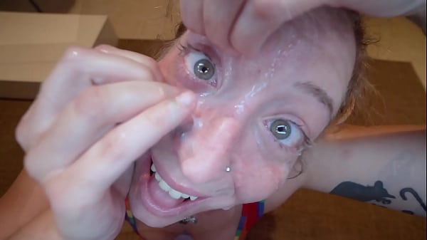 SLOPPY FACEFUCK FOR VENOM EVIL WITH CUM IN HER EYES